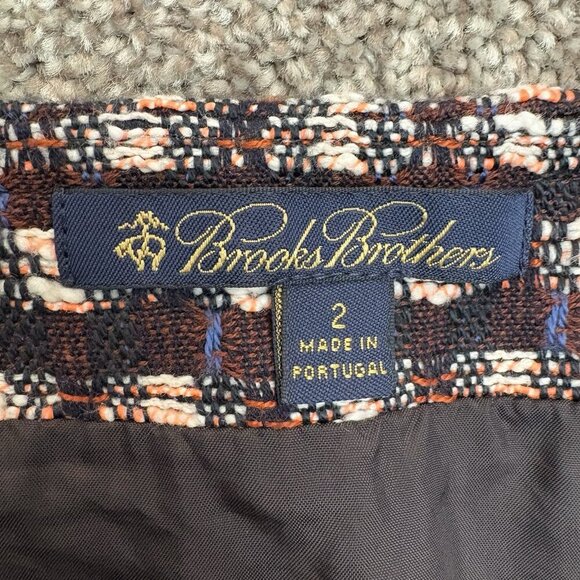 Brooks Brothers Women's Straight Skirt Size 2 Knee Length Side Zipper Lined EUC - Picture 9 of 12